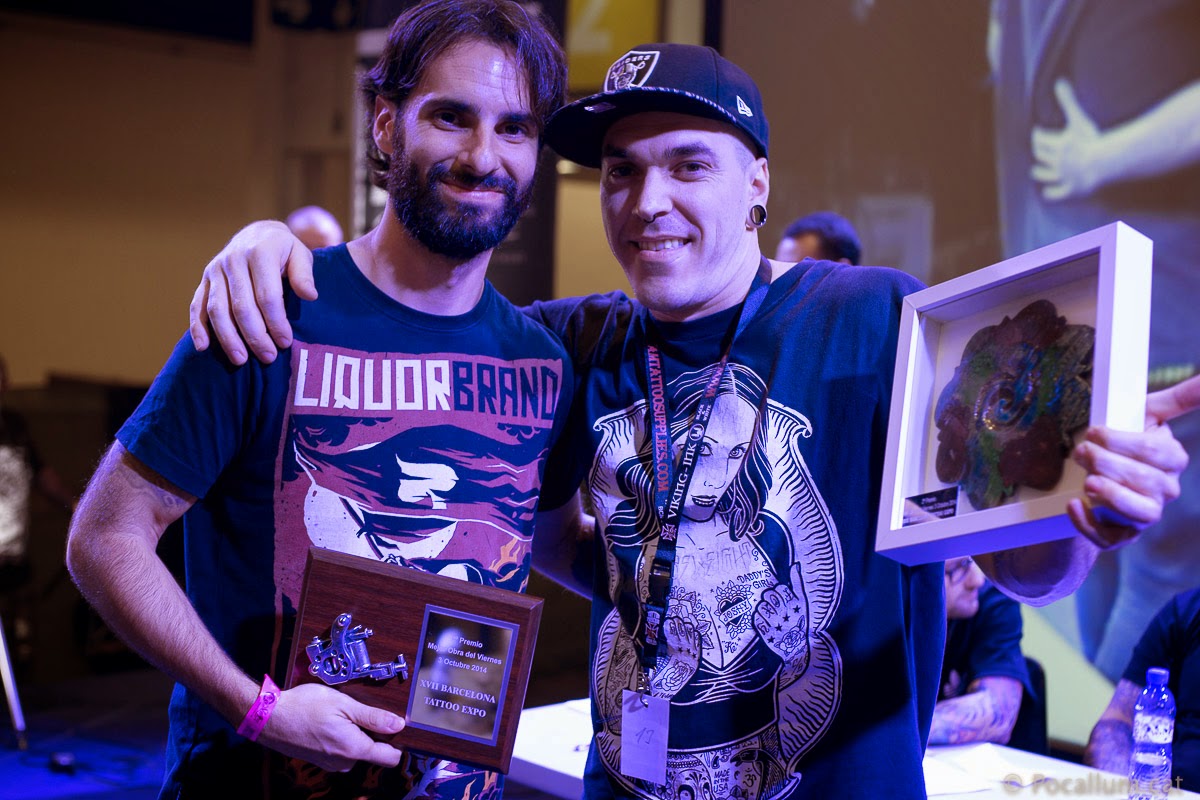 Barcelona Tattoo Expo — moment de sessió de tatuatge