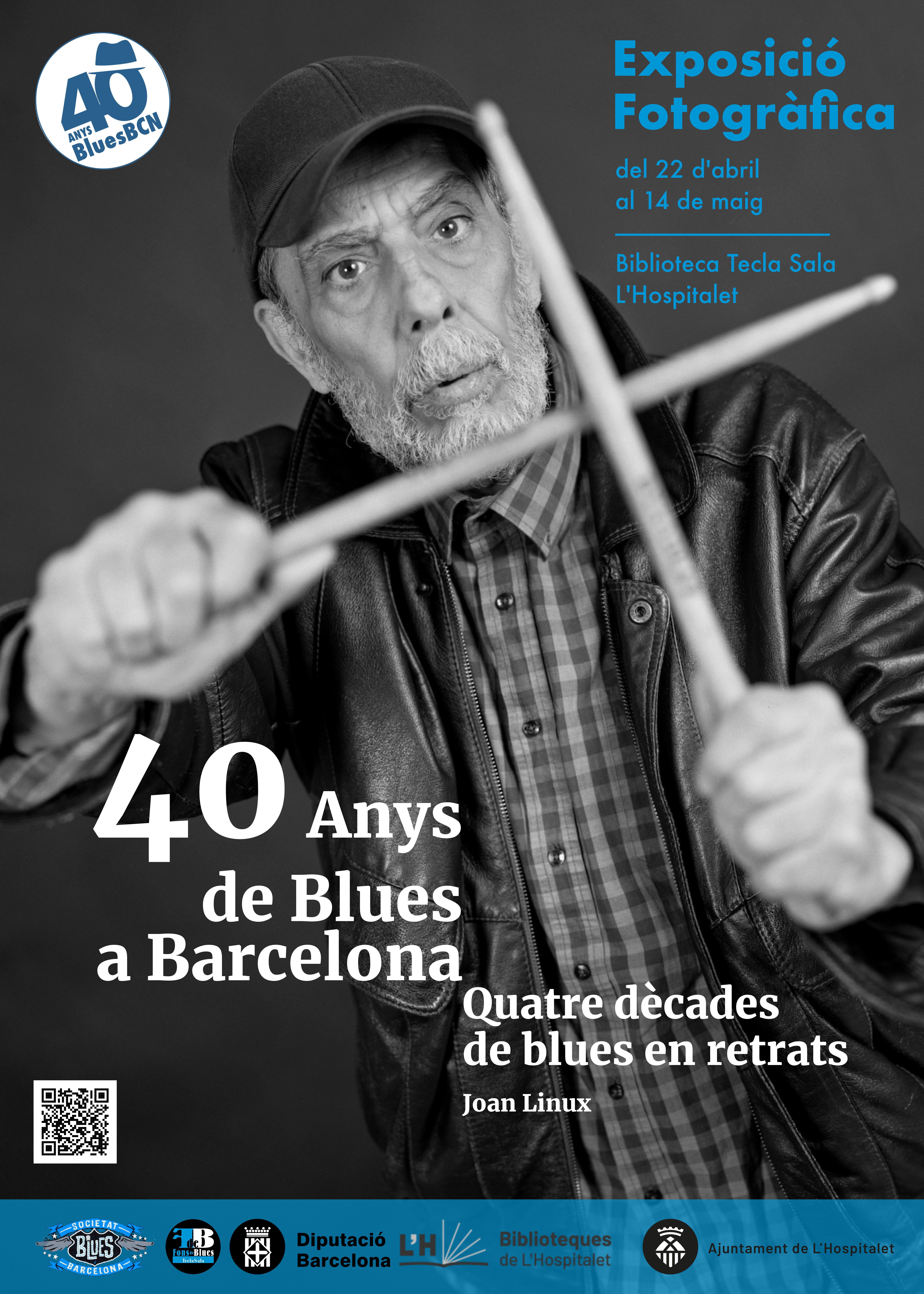 Cartell — 40 anys de Blues a Barcelona