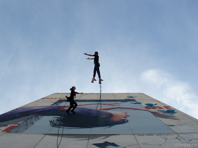 Dansa vertical sobre Graffiti, Ateneu Popular de 9 Barris, Barcelona